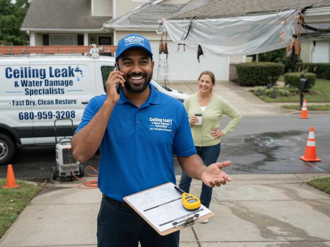 Ceiling Leak Cleanup Carrollton, TX FAQs